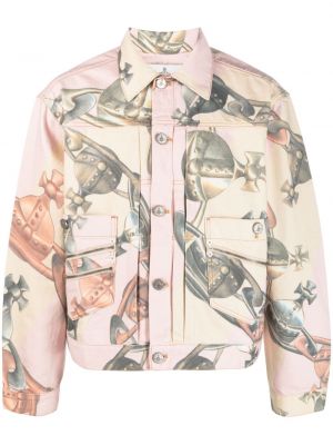 Farmer dzseki nyomtatás Vivienne Westwood rózsaszín
