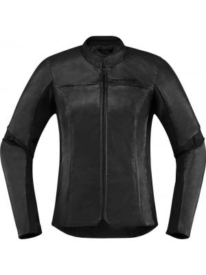 Кожаная куртка I.c.o.n. черная