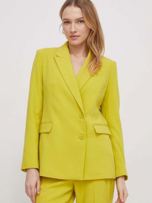 Однотонный пиджак Dkny желтый