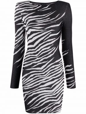 Tigerstripete stripete dress Just Cavalli svart