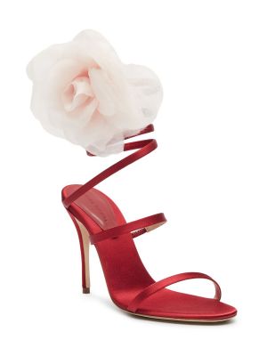 Sandale din satin Magda Butrym roșu