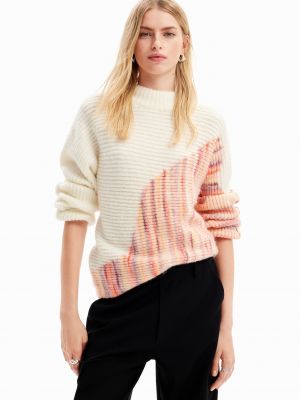 Меланжов пуловер Desigual