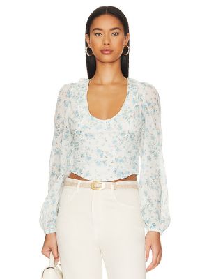 Top Free People blanco