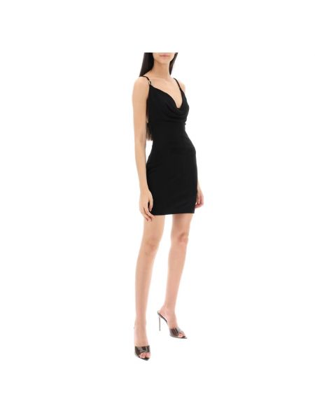 Sukienka mini bez rękawów Dsquared2 czarna