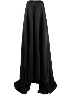 Večerní šaty s mašlí Marques'almeida černé