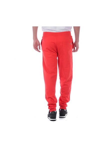 Spodnie sportowe Moschino czerwone