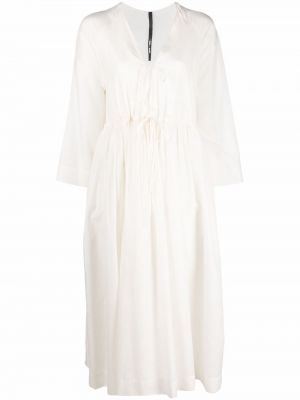 V-hals dress Sara Lanzi hvit