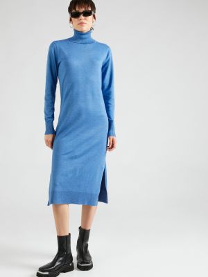 Плетена меланж рокля Saint Tropez синьо