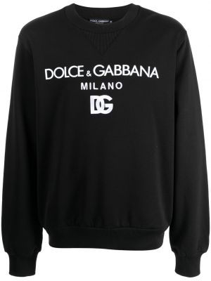 Sudadera con estampado Dolce & Gabbana negro