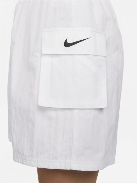 Плетеные шорты с высокой талией Nike белые
