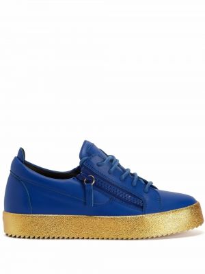 Snörning sneakers Giuseppe Zanotti blå