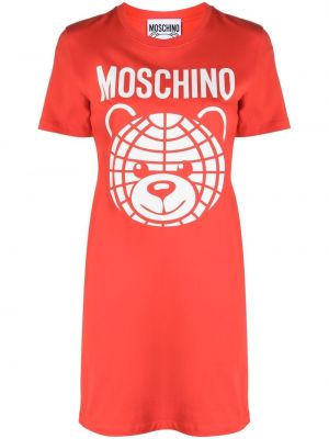 Majica s printom Moschino crvena