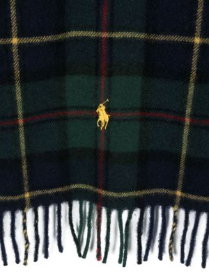 Woll cord t-shirt mit stickerei Polo Ralph Lauren blau