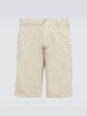 Pantalones cortos de algodón Loro Piana gris