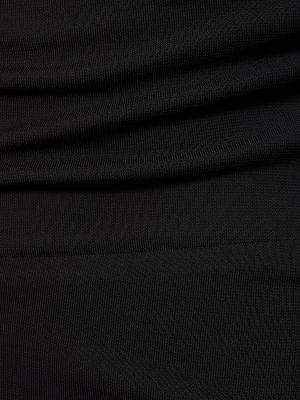 Viskózové dlouhé šaty Bec + Bridge černé