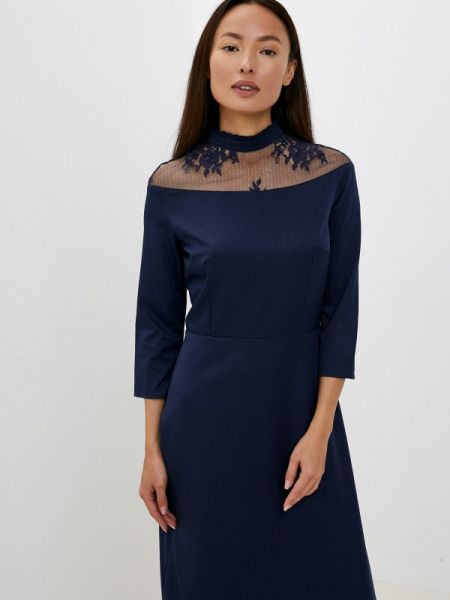 Платье Emilia Dell'oro синее