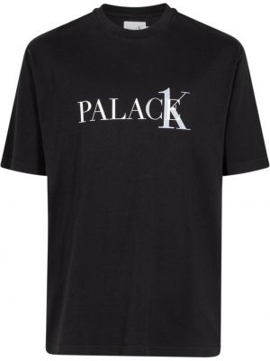 T-krekls ar apdruku Palace melns
