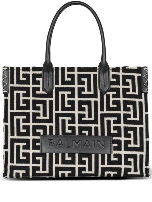 Jacquard shopper handtasche Balmain