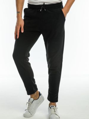 Slim fit teplákové nohavice Slazenger čierna