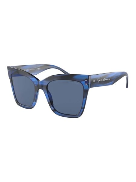 Okulary przeciwsłoneczne Giorgio Armani niebieskie
