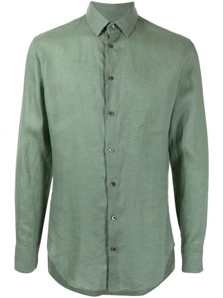 Camisa manga larga Giorgio Armani verde