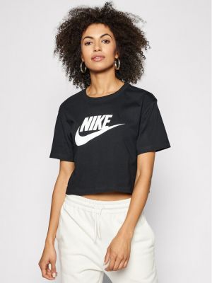 Relaxed fit marškinėliai Nike juoda