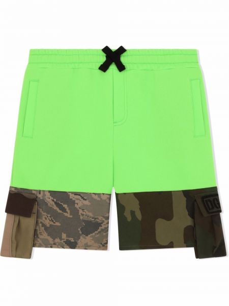 Kamuflere shorts for jenter Dolce & Gabbana Kids