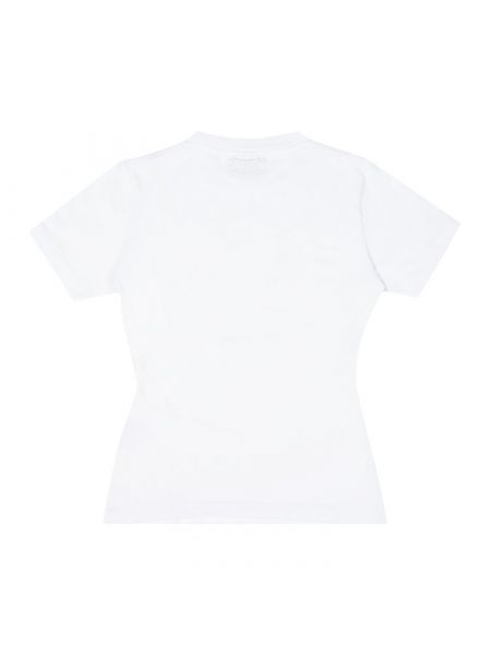 Приталенная футболка с вышивкой Vetements белая