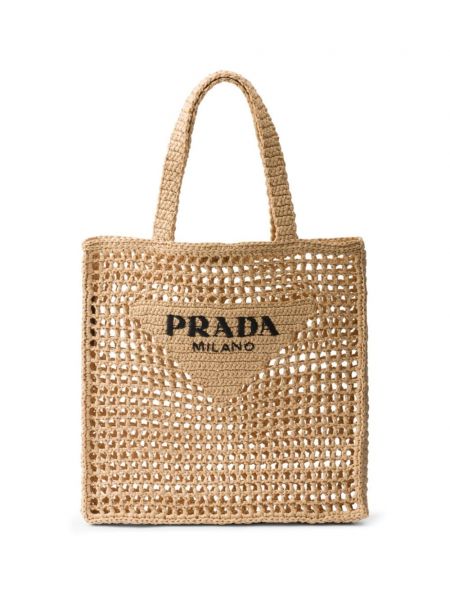 Шопинг чанта бродирани Prada