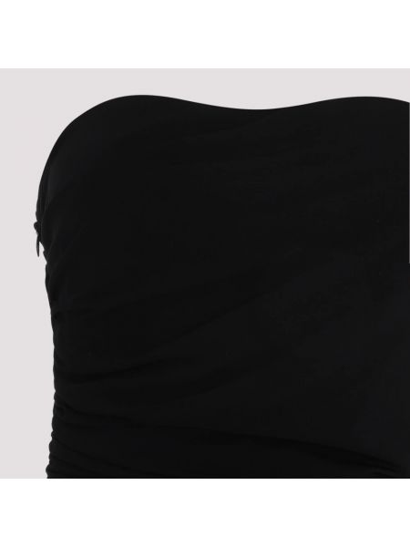 Mini vestido de viscosa Magda Butrym negro