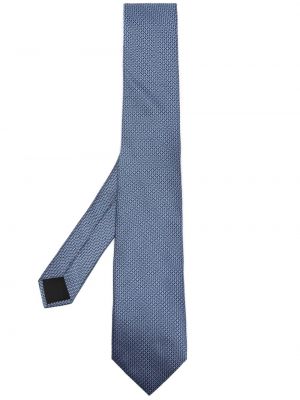 Cravată de mătase cu imprimeu geometric din jacard Lanvin