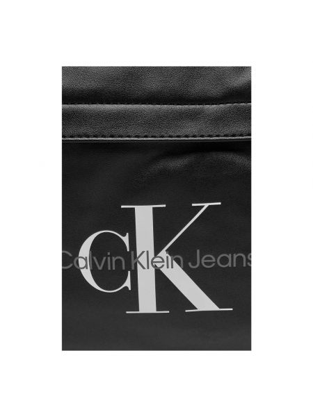 Rucksack mit taschen mit reißverschluss Calvin Klein Jeans schwarz