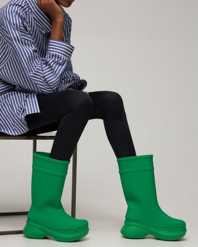 Stivali di gomma Balenciaga verde