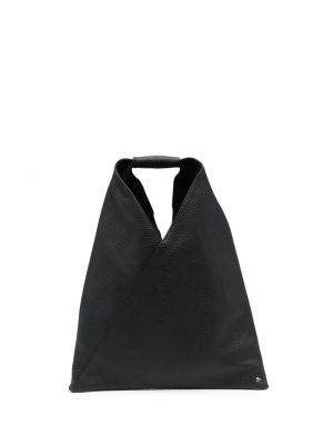 Τσάντα shopper Mm6 Maison Margiela μαύρο