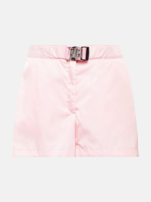 Нейлоновые шорты на шпильке Givenchy, розовые