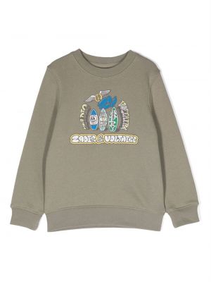 Tröja för tjejer Zadig & Voltaire Kids grön