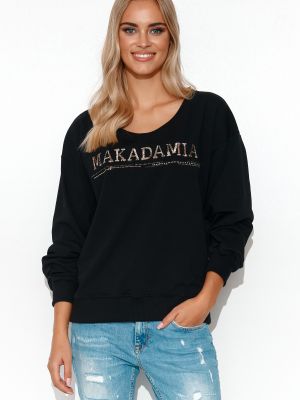 Блуза Makadamia черно