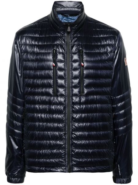 Prošivena pernata jakna Moncler Grenoble plava