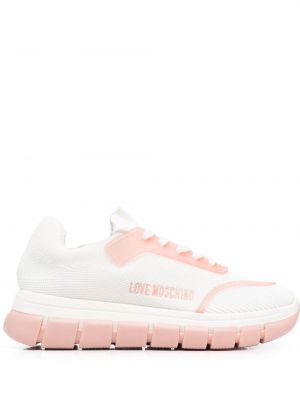 Sneakers con stampa Love Moschino