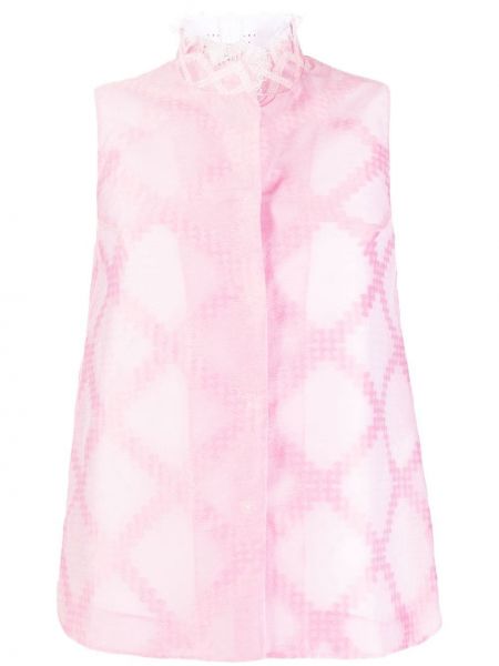 Mežģīņu veste Shiatzy Chen rozā