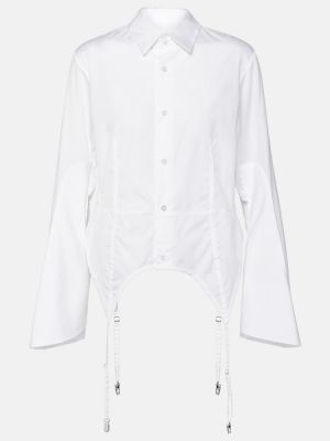 Camisa de algodón Noir Kei Ninomiya blanco
