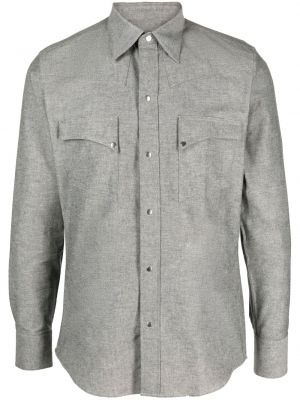 Chemise à boutons Fursac gris