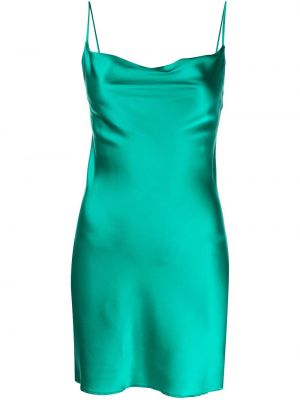 Платье мини Fleur Du Mal, зеленое