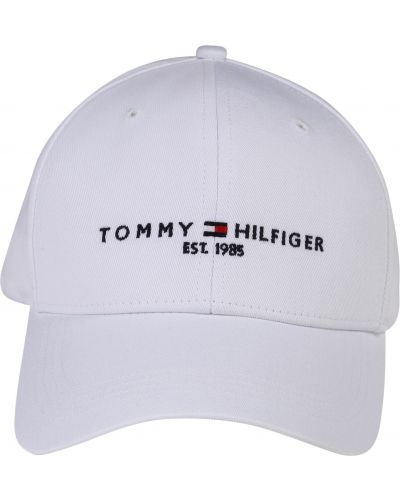 Cappello con visiera Tommy Hilfiger bianco