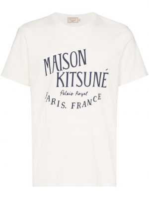 Тениска с принт Maison Kitsuné