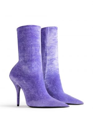 Ankle boots Balenciaga lila