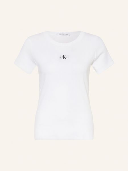 Biała koszulka Calvin Klein Jeans