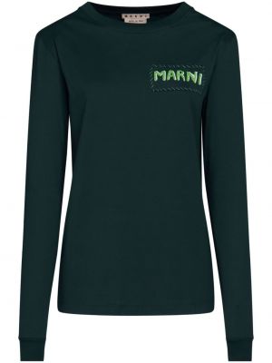 Sweatshirt aus baumwoll Marni grün