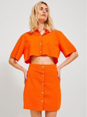 Φόρεμα σε στυλ πουκάμισο Jjxx πορτοκαλί