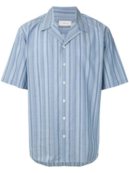 Camisa a rayas manga corta Cerruti 1881 azul